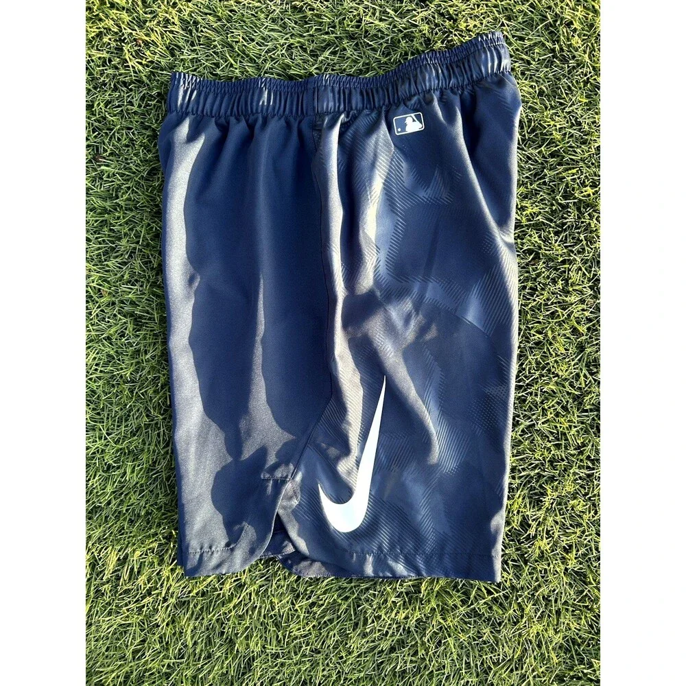 Nike San Diego Padres Authentic Collection Dri-FIT Performance Shorts Mens M Nav